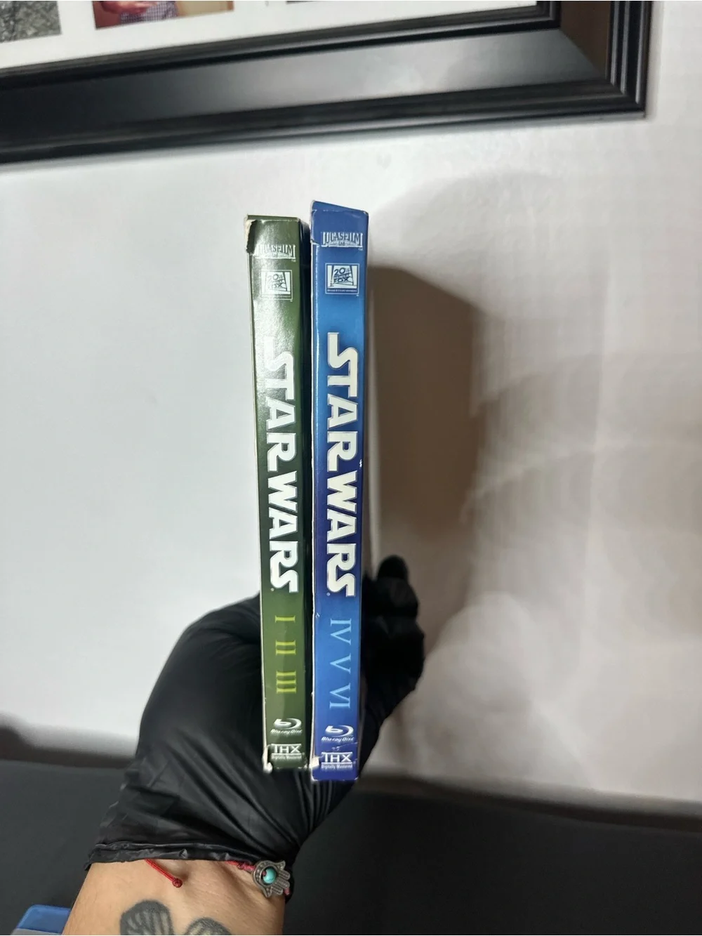 Star Wars Blu-ray Bundle Episodes I-VI Complete Saga 6 Movies 2 Box Sets